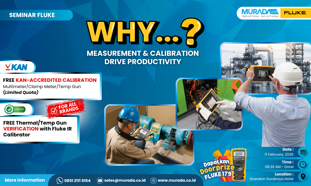 Murada & Fluke Collaborative Seminar: Why Measurement and Calibration Drive Productivity?