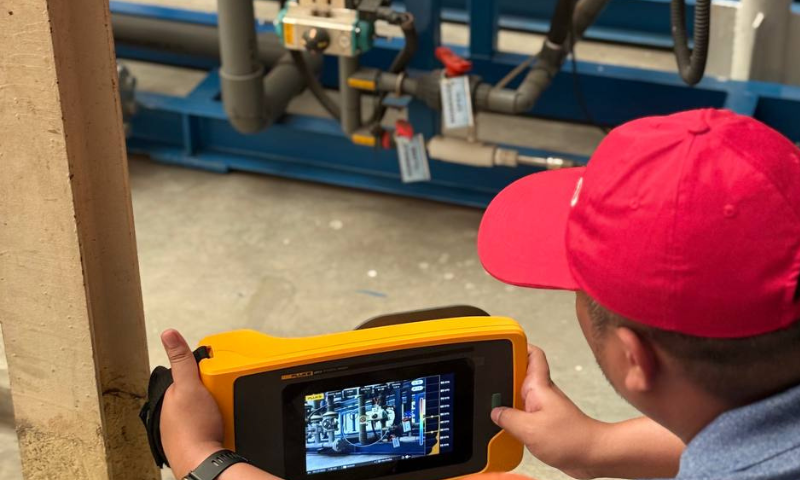 Temuan Kebocoran Udara & Uap Saat Demo Fluke ii915 Acoustic Imager