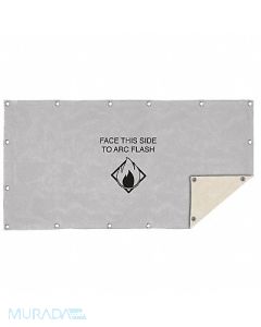 SALISBURY Arc Blanket 40kA 4 x 8 ft Gray/Khaki, 5YGL3