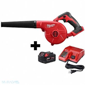 MILWAUKEE M18 Compct Blower M18 XC5.0 Starter Kit, 388RL9