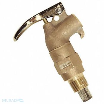 GRAINGER APPROVED Rigid Safety Faucet Brass Brown NPS NPT, 3UAJ7