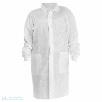 KIMTECH Lab Coat Knit Cuff Mid-Calf 2XL PK25, 803Z56