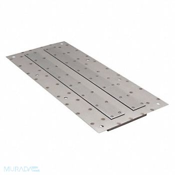 GRAINGER APPROVED Plate Magnet 14-1/2 x 8 Ceramic Alum, 10E728