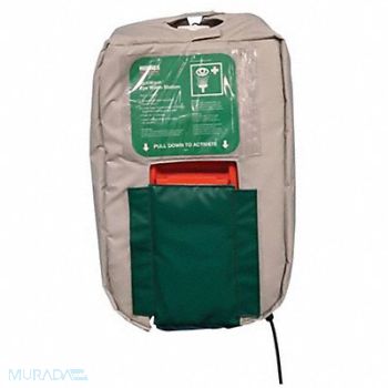 HUGHES SAFETY Eyewash Heated Jacket 29 H 3 L 19 W, 61HZ62