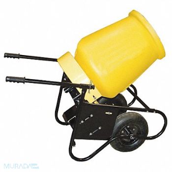 WESTWARD Wheelbarrow Mixer 3 1/2 cu ft 1/2HP, 10N693