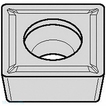 WIDIA Positive Insert Geo 1P Carbide Square, 796LN3