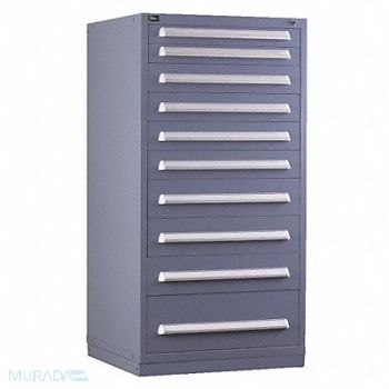 VIDMAR ModDrwrCab 59 x30 x28 LtGry 10Drwr, 12C835