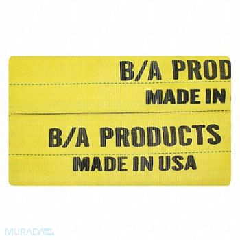 B/A PRODUCTS CO. Wear Pad Yellow Sling W 12 In, 12M171