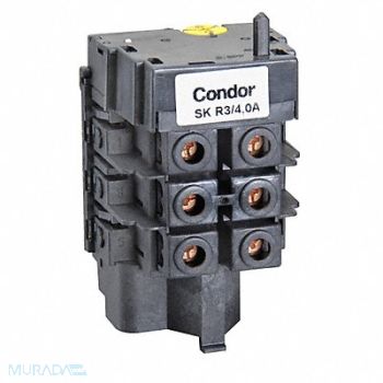 CONDOR USA INC Thermal Overload 2.5 to 4A 3 Phase MDR3, 12T095