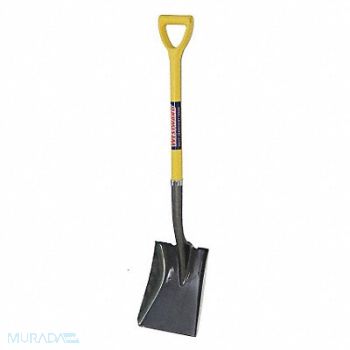 WESTWARD Square Point Shovel 27 in Handle 14 ga., 12V171
