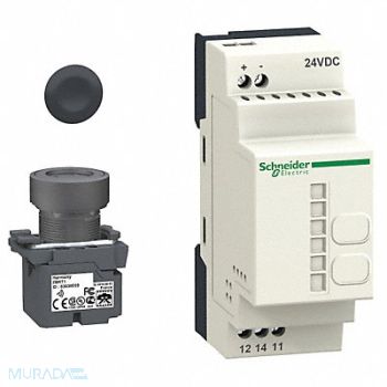SCHNEIDER ELECTRIC Push Button Transmitter and Receiver Kit, 12Z272