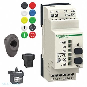 SCHNEIDER ELECTRIC Push Button Transmitter and Receiver Kit, 12Z274
