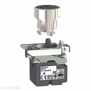 SCHNEIDER ELECTRIC Push Button with Transmitter Black 22mm, 12Z286