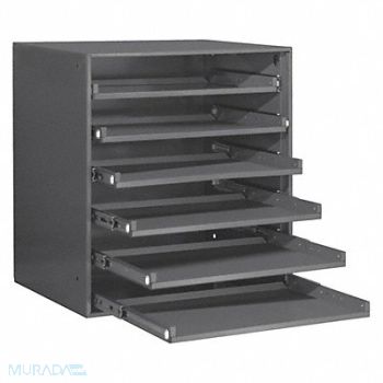 DURHAM MFG Slide Rack Heavy Duty Bearing 6 Slot, 130W57