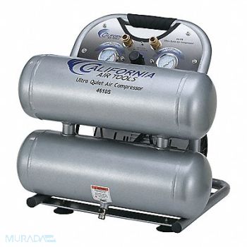 CALIFORNIA AIR TOOLS Air Compressor Twin Tank 1 HP 4.6 gal., 131U31