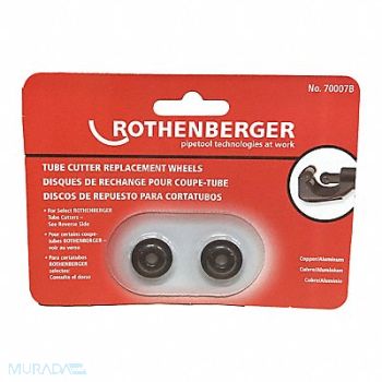 ROTHENBERGER Cutter Wheel Replacement PK2, 131U98