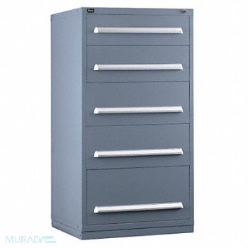 VIDMAR ModDrwrCab 59 x30 x28 Light Gray 5Drwr, 13A519