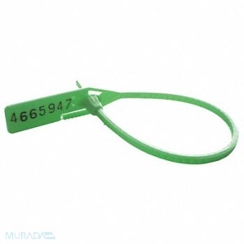 CORTECH Cinch-up Locking Seal Green PK100, 13G475