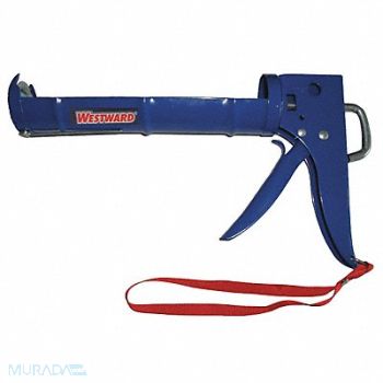 WESTWARD Dripless Caulk Gun Steel Blue, 13J311