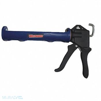 WESTWARD Dripless Caulk Gun Plastic Black/Blue, 13J312