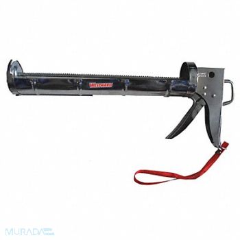 WESTWARD Caulk Gun Steel Silver, 13J322