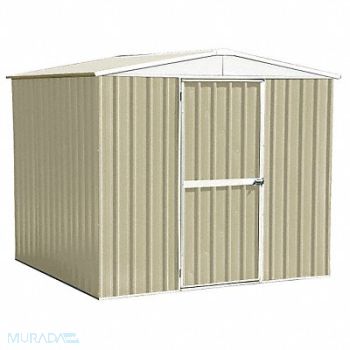 GRAINGER APPROVED D7721 Outdr Strg Shd 6 1/4 x8 1/2 x7ft Beige, 13X109