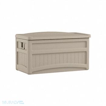 SUNCAST Deck Box Taupe Polypropylene 25 1/2 in, 15X398