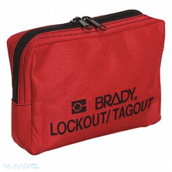 BRADY Lockout Pouch Unfilled Nylon, 15Y557