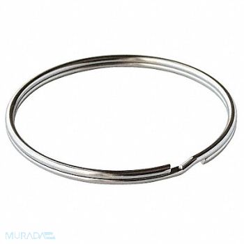LUCKY LINE PRODUCTS 2in Split Ring Nickel-Plated Steel PK10, 16D511