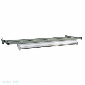 PRO-LINE Overhead Light/Frame 60W x 26D x 5H Gray, 16D742
