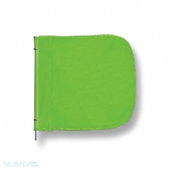CHECKERS INDUSTRIAL PROD INC Replacement Flag 16x16 In Green, 16D811