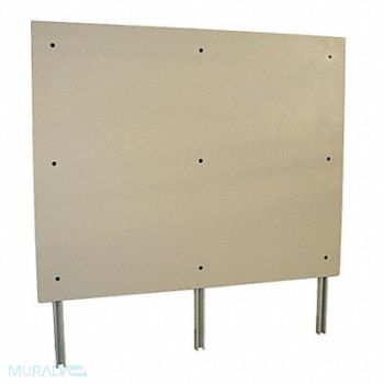 PRO-LINE Arc Screen 60 W x 2 D x 48 H Unpainted, 16Y920