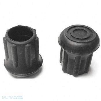 GRAINGER APPROVED Protective Leg Tip SlipOn Rd 47/64 PK10, 18AE18