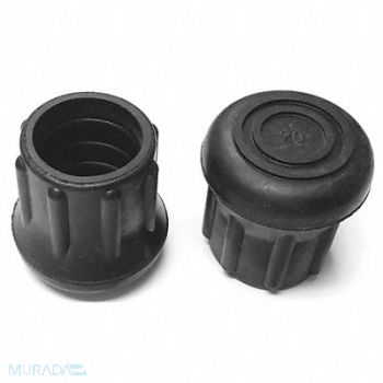 GRAINGER APPROVED Protective Leg Tip SlipOn Rd 31/32 PK10, 16ZP71