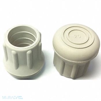 GRAINGER APPROVED Protective Leg Tip SlipOn Rd 31/32 PK10, 18AE62