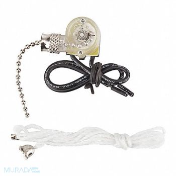 NSI INDUSTRIES Pull Chain With Cord Nickel Actuator, 173M16