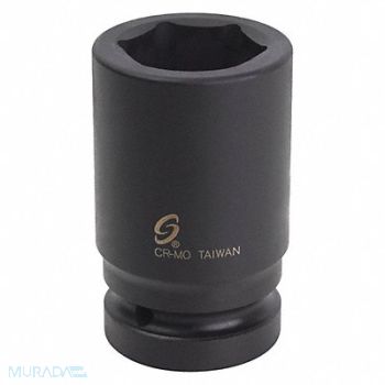 SUNEX TOOLS Deep Impact Socket 33mm 1 Drive 6 pt., 182J99