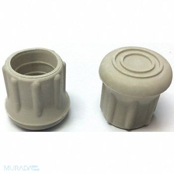 GRAINGER APPROVED Protective Leg Tip SlipOn Rd 31/32 PK10, 18AD37