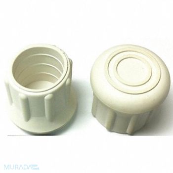 GRAINGER APPROVED Protective Leg Tip SlipOn Rd 31/32 PK10, 18AD39