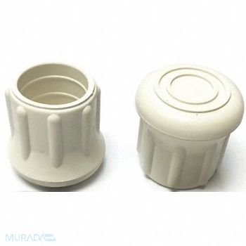 GRAINGER APPROVED Protective Leg Tip SlipOn Rd 31/32 PK10, 18AD78