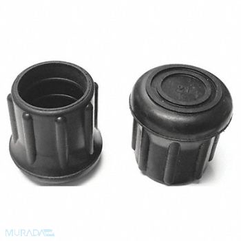 GRAINGER APPROVED Protective Leg Tip SlipOn Rd 1-3/32 PK10, 18AE02