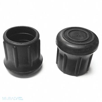 GRAINGER APPROVED Protective Leg Tip SlipOn Rd 1-7/32 PK5, 18AG23