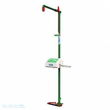 HUGHES SAFETY Drench Shwr w/Face-Eyewash 101.6x18.6in, 34RT88