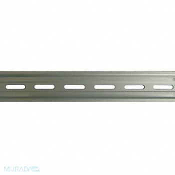 GRAINGER APPROVED DIN Mounting Track Aluminum Length 2 Ft, 18Z760