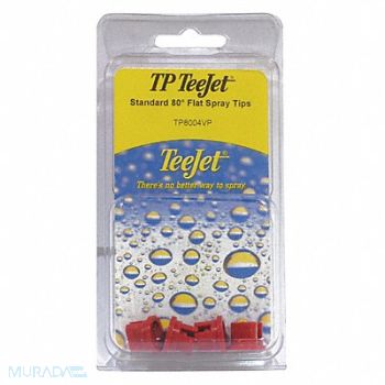 TEEJET Flat Spray Polymer Tips 80 Deg PK4, 197X21