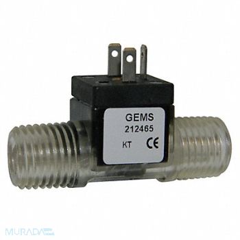 GEMS SENSORS Flow Rate Sensor Turbine 65 GPM Max, 19H256