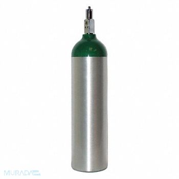 MERET PRODUCTS Medical Oxygen Cylinder 398L Aluminum, 19MN01