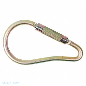 GEMTOR Carabiner Steel 350 lb 5000 lb, 19TJ70