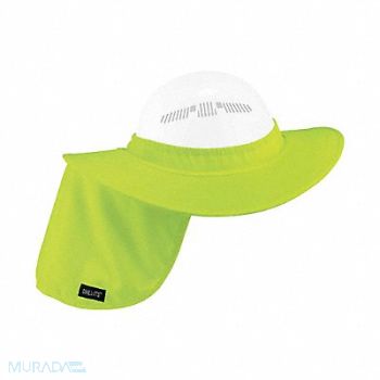 CHILL-ITS BY ERGODYNE Visor with Neck Shade Polyester Lime, 19TZ64