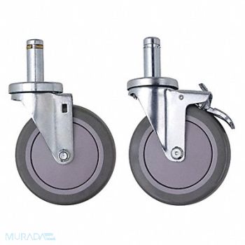 QUANTUM STORAGE SYSTEMS Swivel Stem Caster Kit Polyurethane, 19YY17